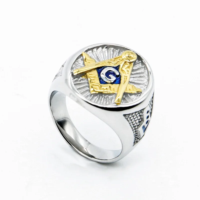 

Kitykiss Freemasonry Totem Titanium Steel Men's Ring: Vintage, Unique, Stylish, and Colorfast Men's Jewelry 2025
