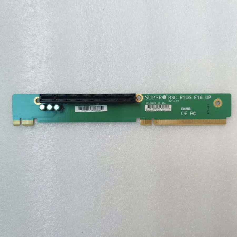Original for Supermicro RSC_R1UG_E16_UP 1U Left Hand Side Riser Card