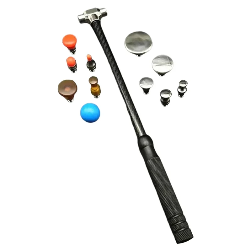 

Car Dent Repair Leveling Hammer Set Body Maintenance Leveling Hammer Non-Trace Repair Tool Carbon Fiber Hammer