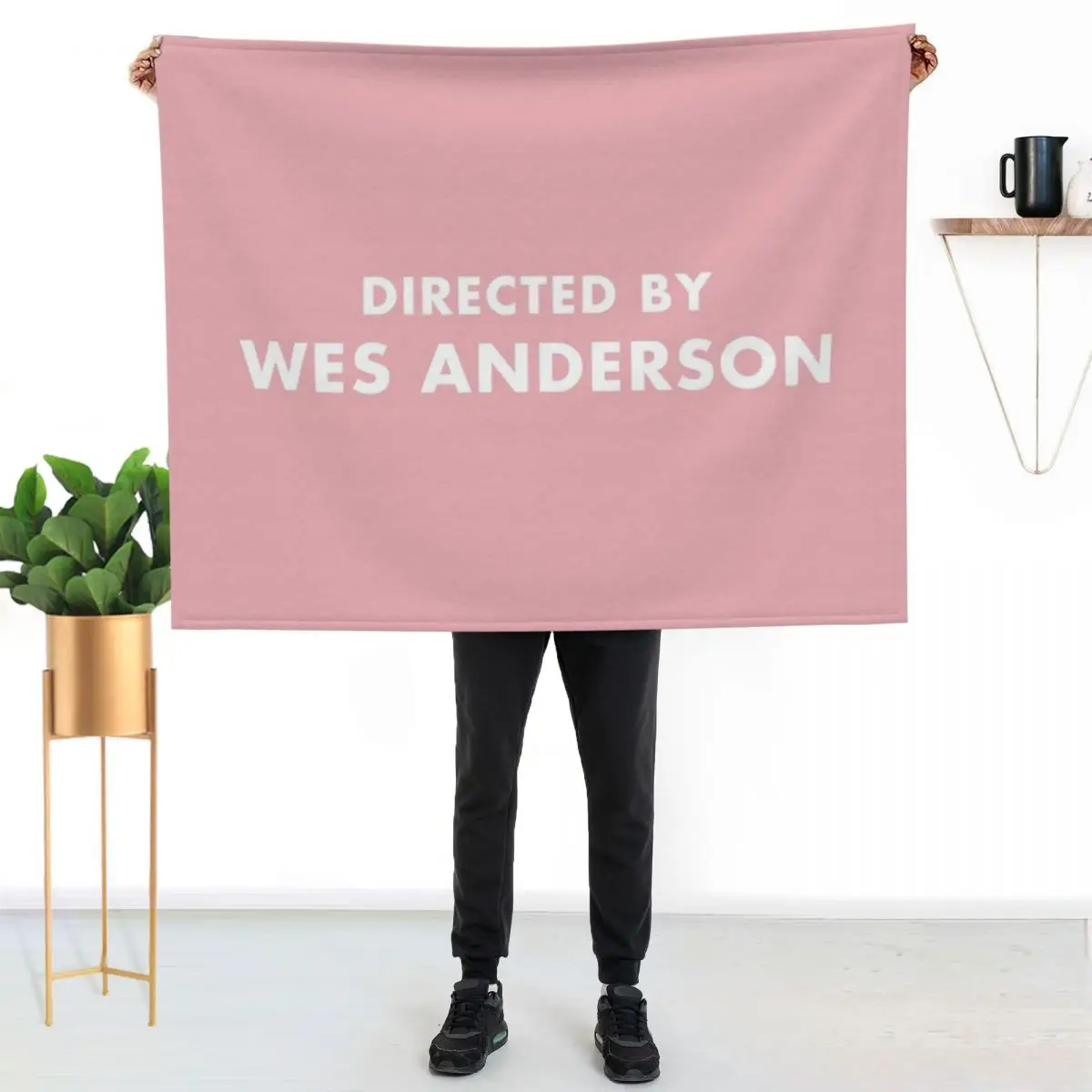 Directed by Wes Anderson Throw Blanket Ultra Plush Cozy Blanket for Napping Sleeping