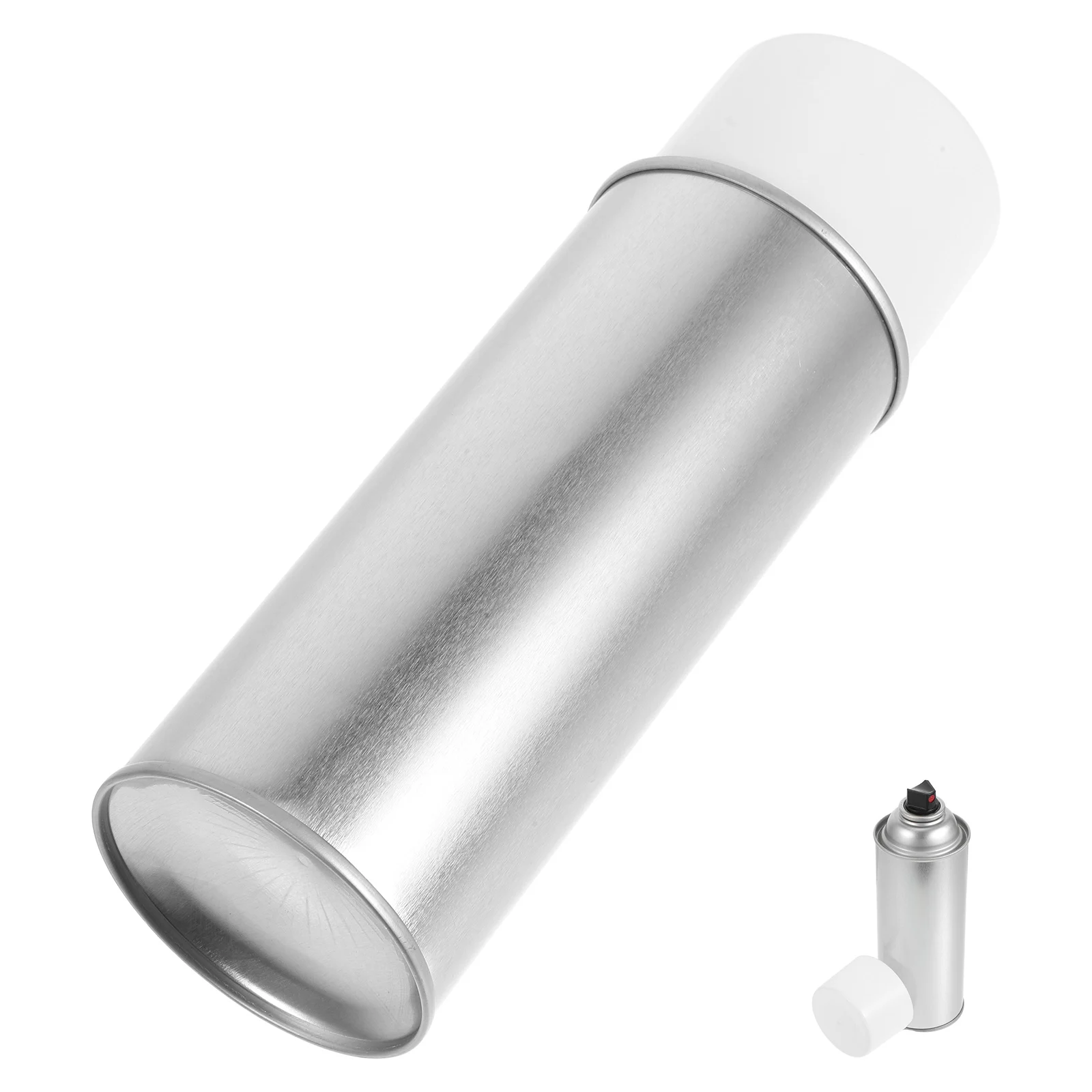 

Aerosol Can 450ml Empty Metal Canister Tinplate Holder Refillable Duster Straight Jar Large Capacity High Pressure