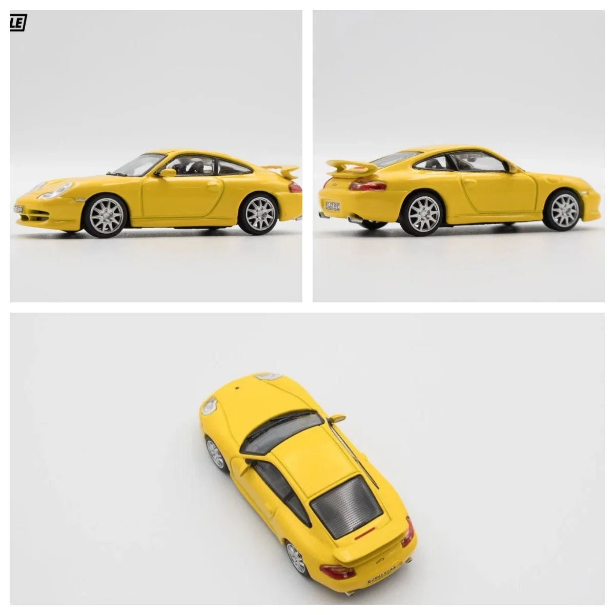 Tarmac Works 1:64 911 GT3 (996) – Yellow T64G-069-YL Diecast Model Car Collection Limited Edition Alloy