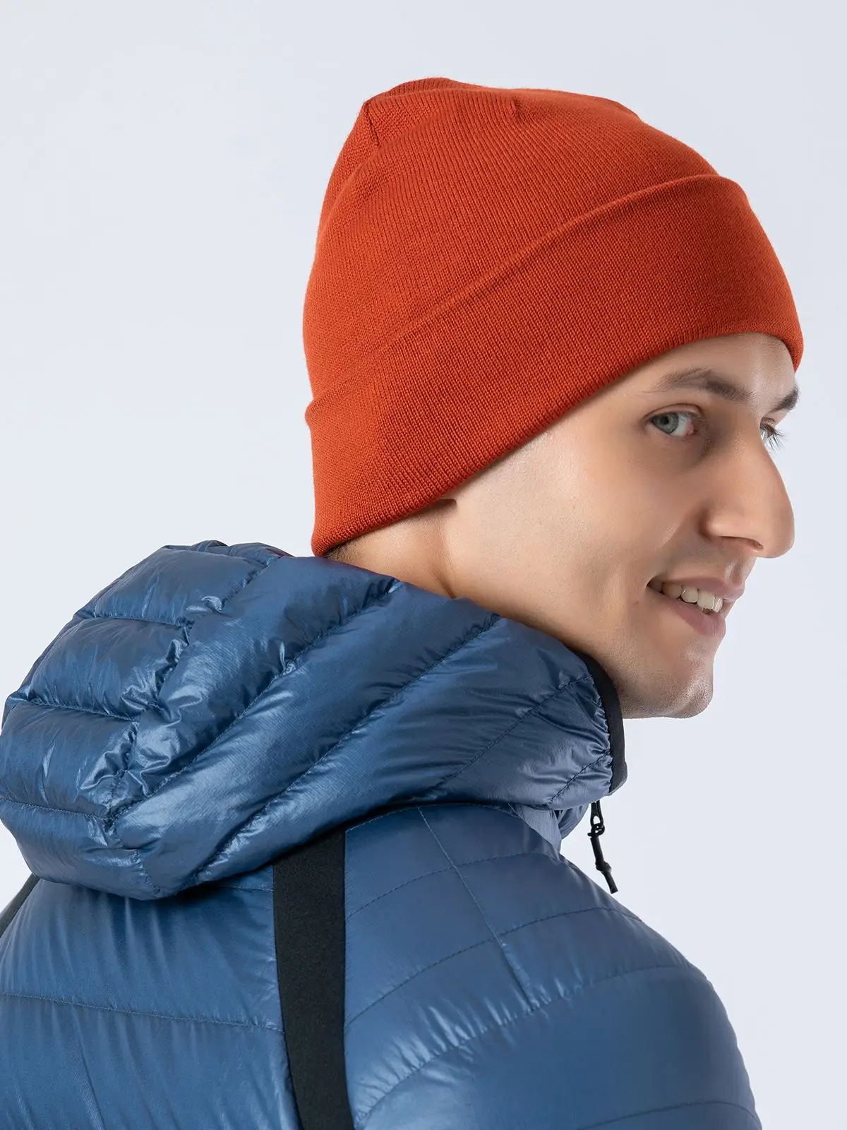 AONIJIE M32 unisex sportowa ciepła miękka wełniana czapka czapka z dzianiny dwuwarstwowe pogrubienie do biegania jazda na rowerze narciarstwo Camping piesze wycieczki — zdjęcie 2