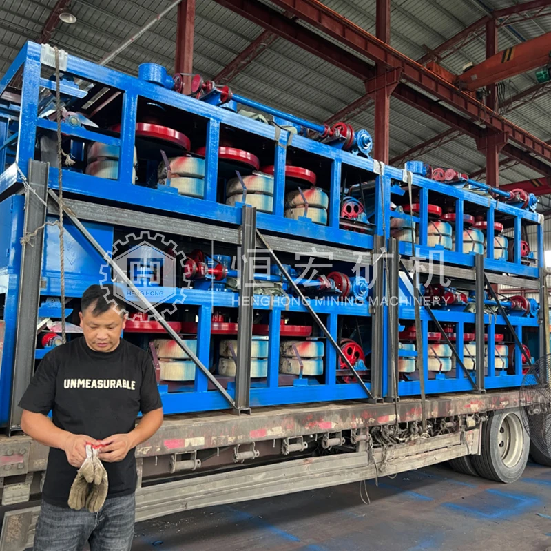 Separator magnetyczny trójtarczowy elektromagnetyczny do mineraliów manganowych, wolframowych i żelaznych, sprzęt do separatyzacji mineraliów magnetycznych.