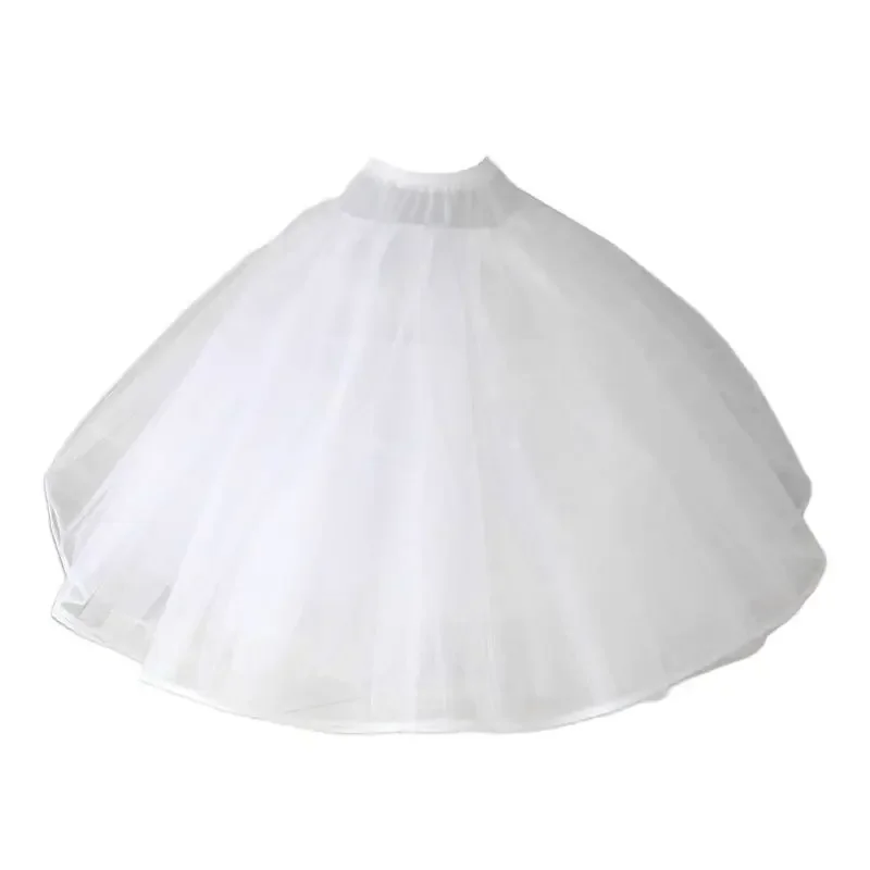 Frauen 8 Schichten Petticoat Tüll Ballkleid Braut Brautkleid Petticoat ohne Ringe Abend Abschluss ball Krinoline Half Slip Puffy