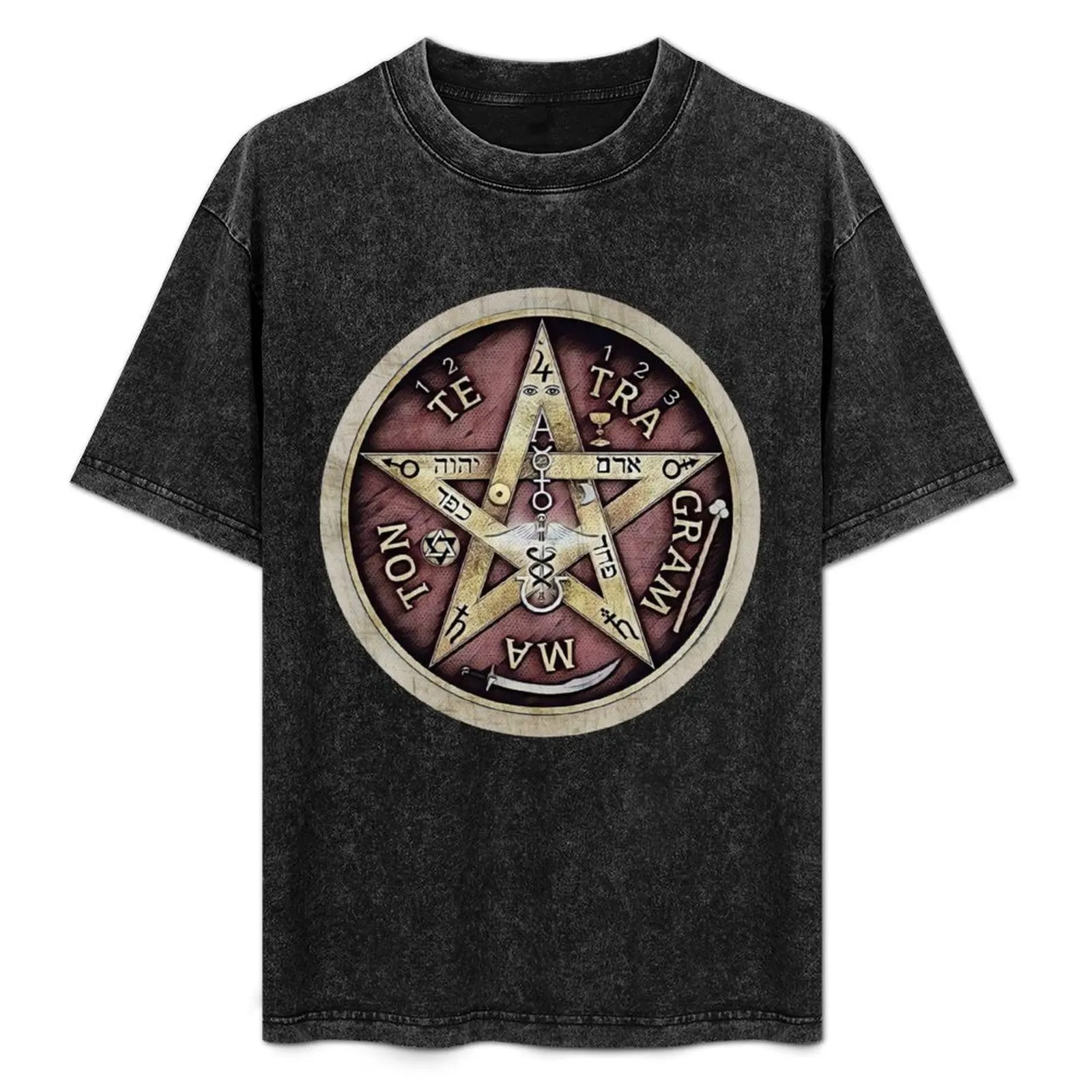 Tetragrammaton T-Shirt cotton t shirts high quality men t shirt cotton 100% man t shirt summer man shirt heavy cotton T-Shirt