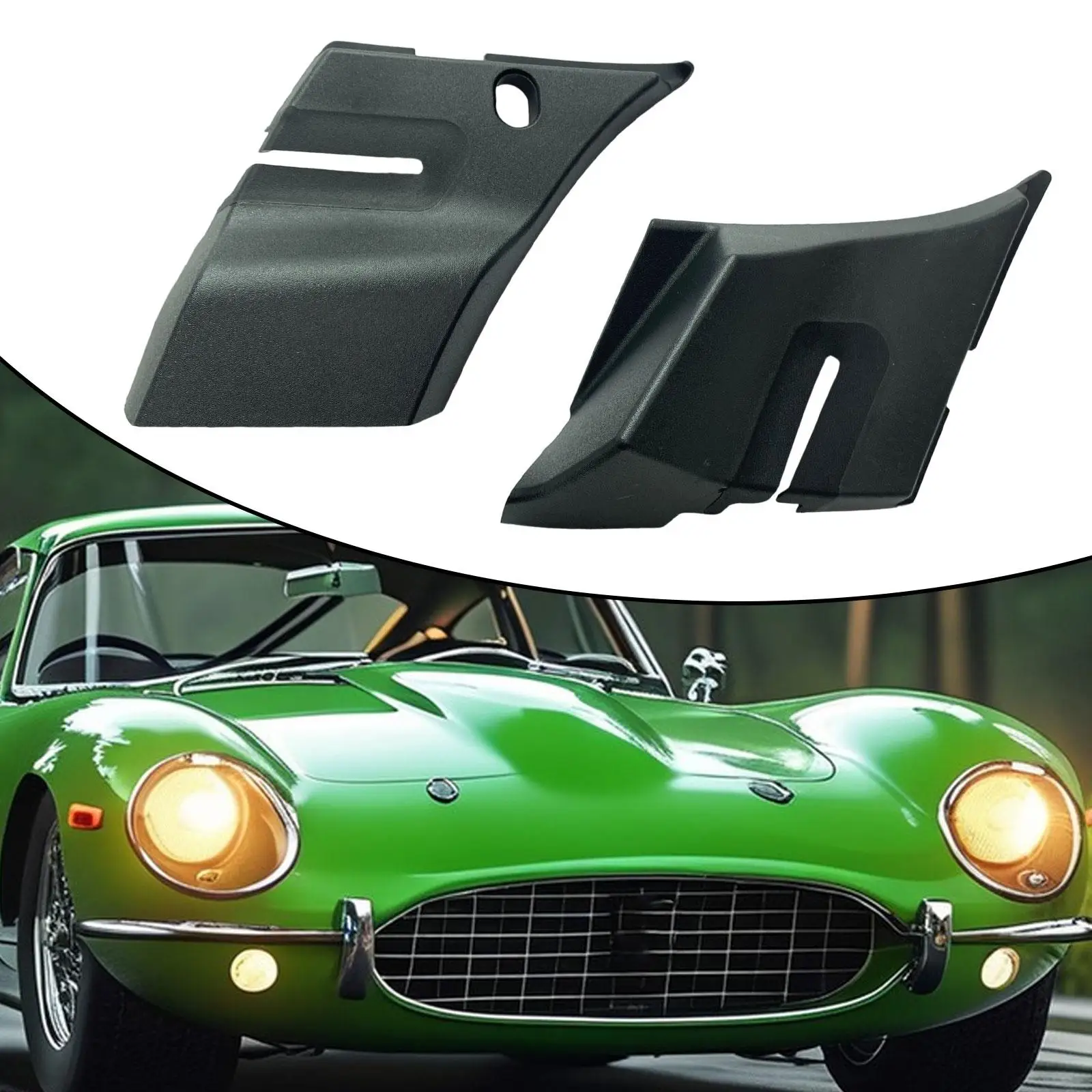 

Высококачественная пара концевых панелей капота, черные пластиковые автомобильные запасные части для Silverado 1500 2500 3500 2007-2013