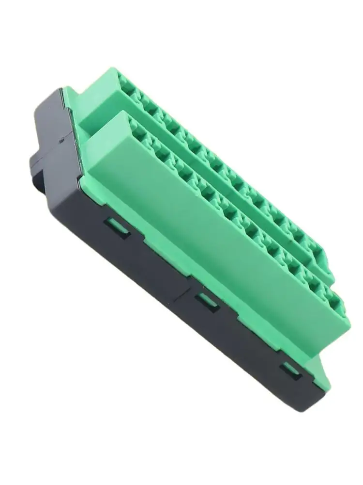 Złącze bezpieczników samochodowych 68321746AA do Jeep Wrangler Gladiator Ram 1500 2500 3500 Chrysler Pacifica Voyager, zielone, dwurzędowe — 2