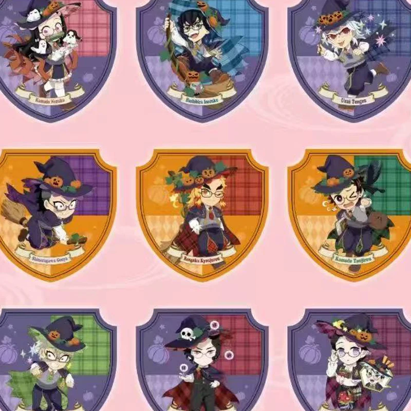 Demon Slayer Collection Hashira Chronicles Art Card Blind Box 90*90mm Limited Diverse proces speelkaart Party Games