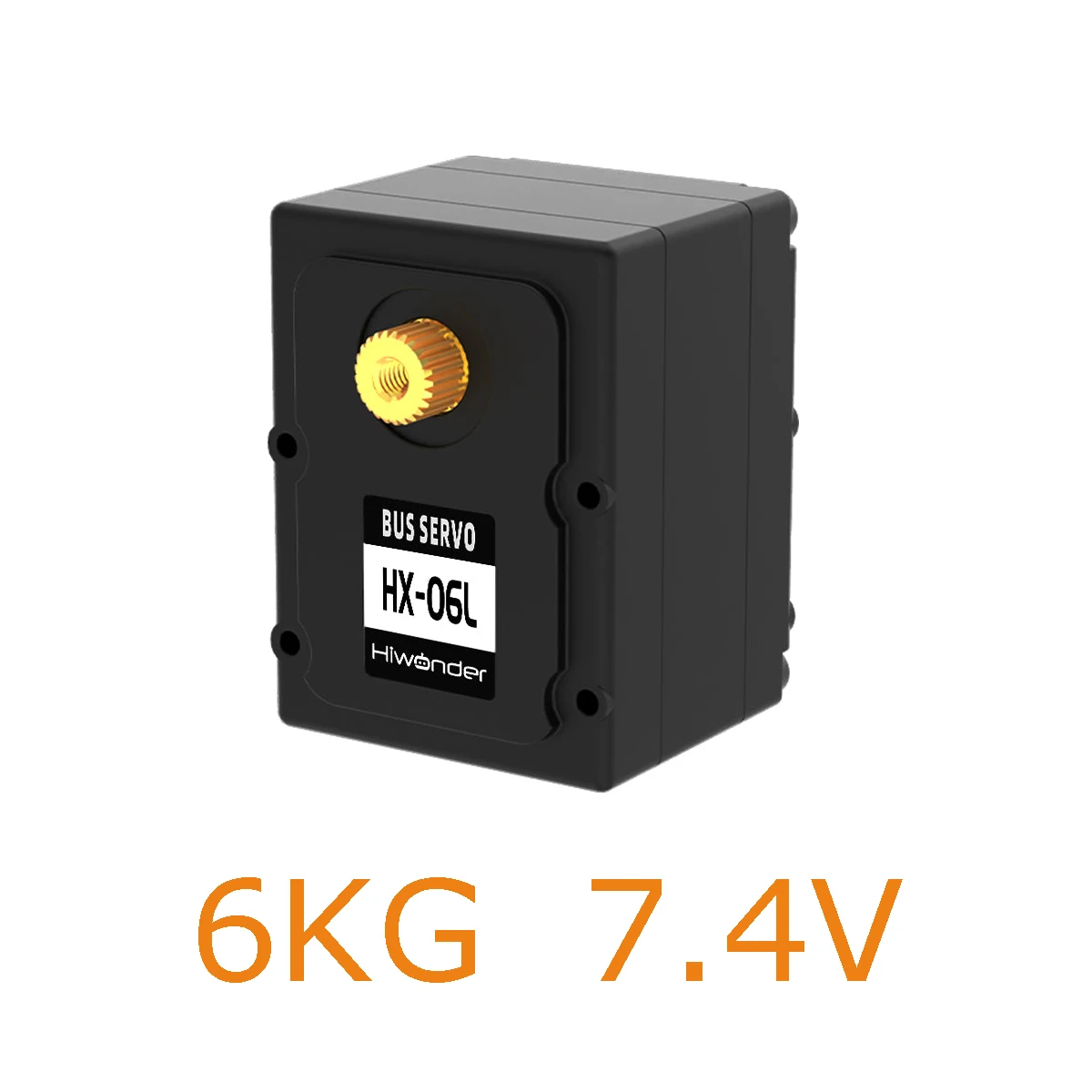 6KG Small Size Double-shaft Bus Servo Hiwonder HX-06L High Accuracy Servo with Metal Gear Data Feedback for Robot