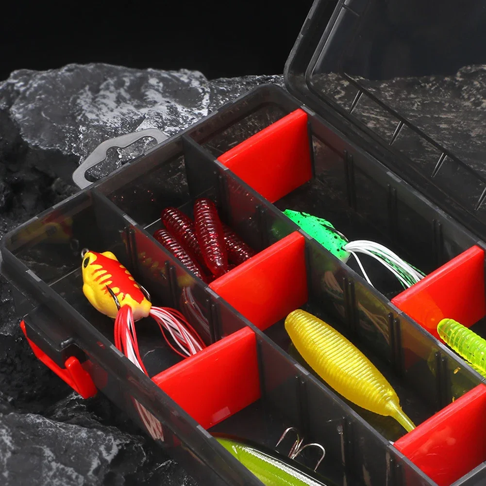 Multi-function Bait Lure Hook Boxes Waterproof Portable Fish Tool Storage Organizer Compartments Removable Dividers Fishing Tool