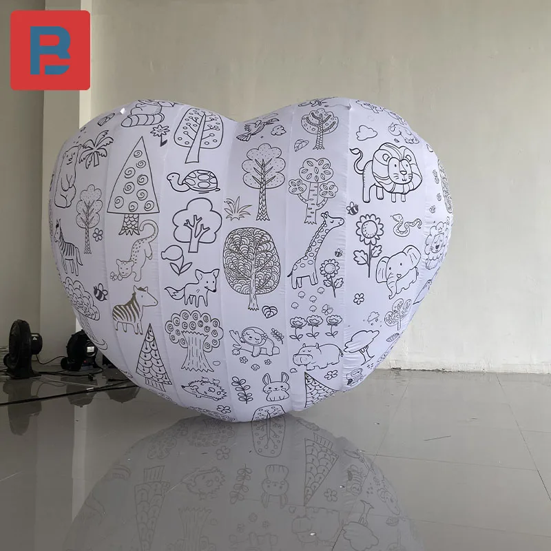 Inflatable Graffiti DIY LOVE model proposal confession wedding romantic atmosphere coloring interactive lighting props