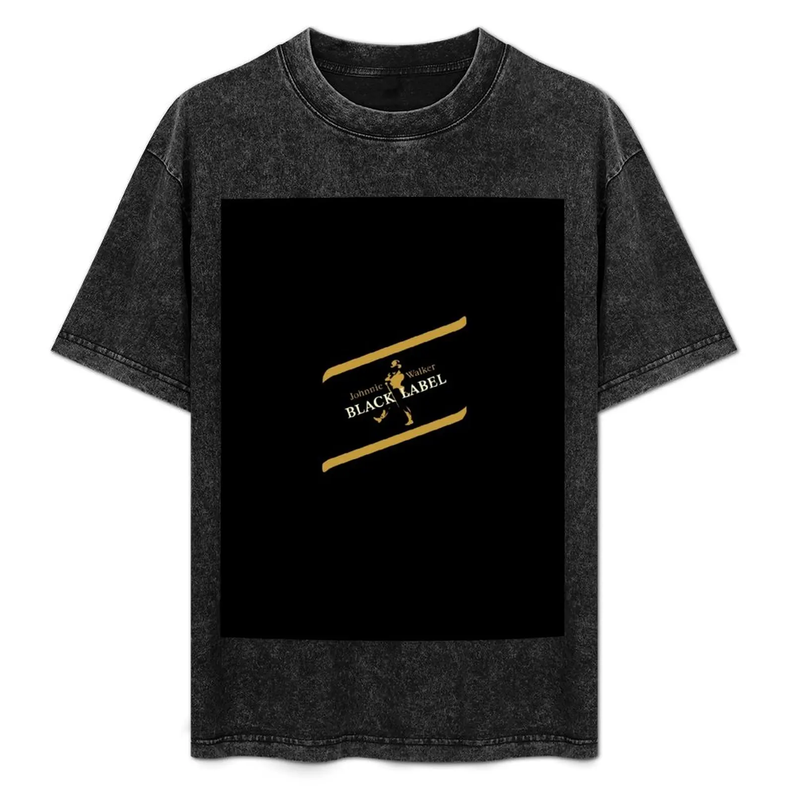 

Johnnie Walker T-Shirt Simple Line Art Print Tee