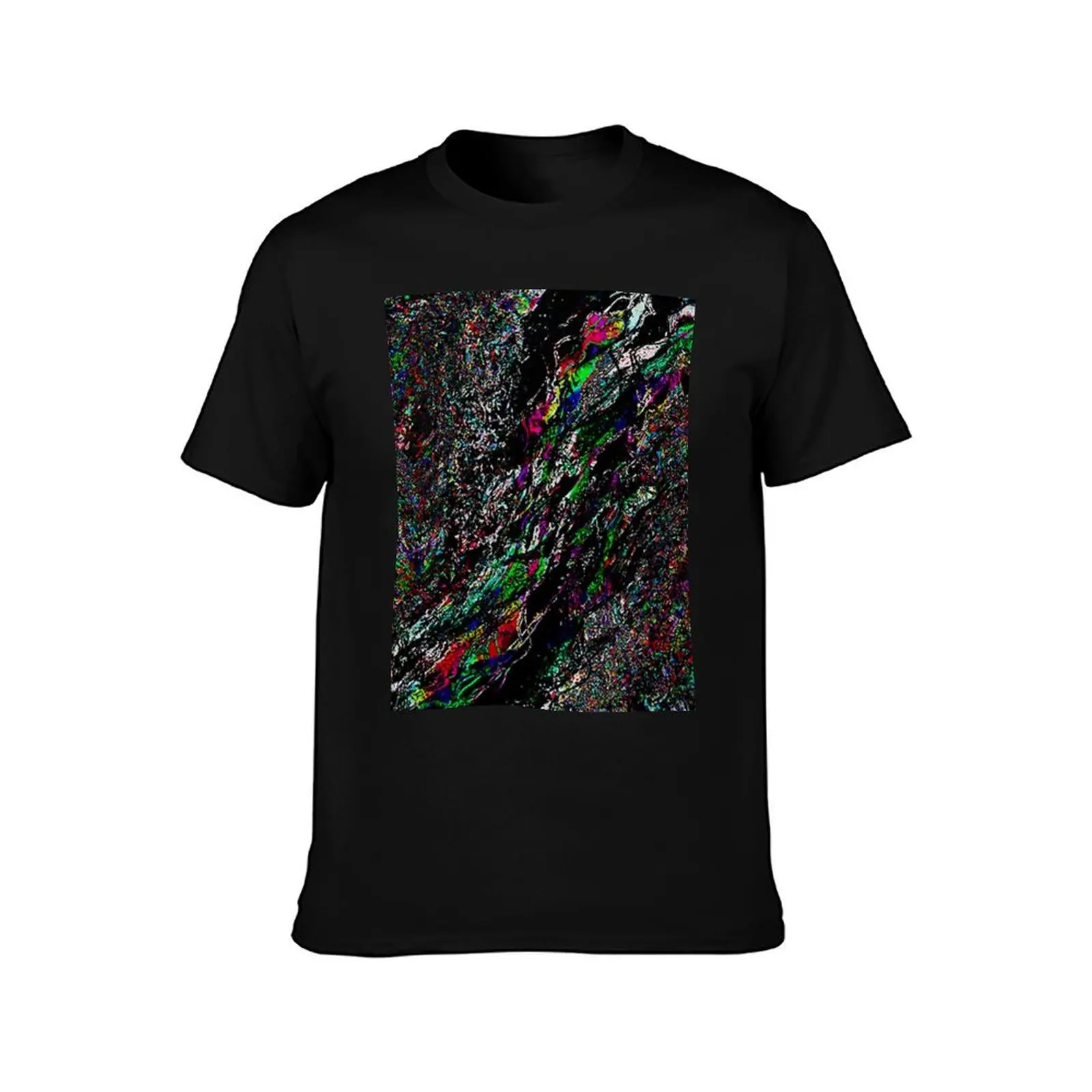 Shattered TV T-Shirt Active Wear Sports T-Shirt for Men