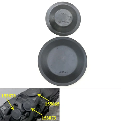 Imagen 1 del producto Cubierta antipolvo para faros delanteros, tapa impermeable, tapa de sellado de extensión de bombilla trasera para Citroen C4 Grand Picasso MK1 2007-2013