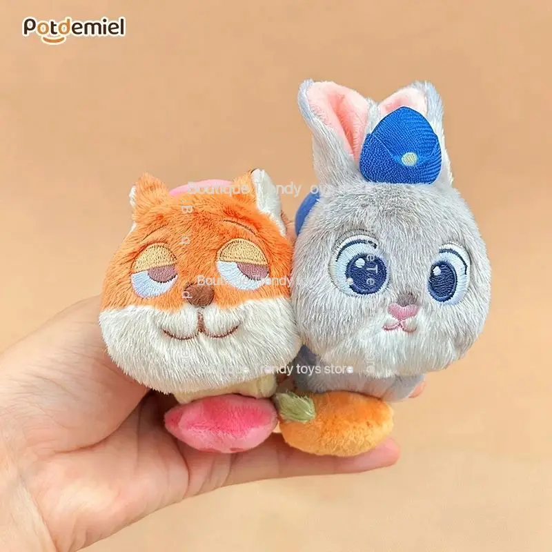 2025 printemps nouveau Disney authentique Zootopia Judy Nick Pop-up Bracelet pot de miel en peluche poupée cadeau pour les Fans