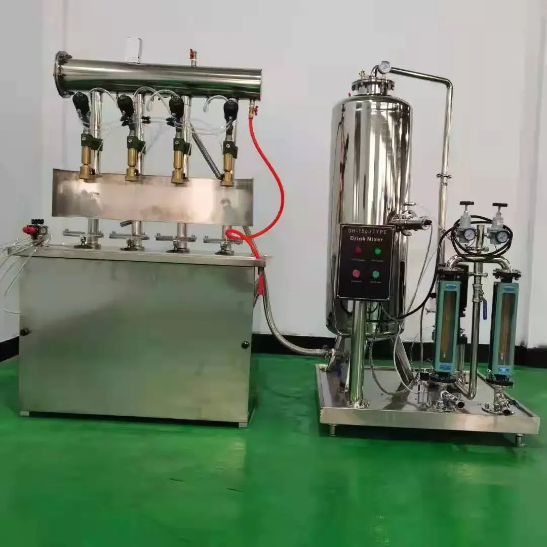 High Gas Carbonated Drink Mixing Machine/Soda Water Making Machine/Carbonated Water Filling Machine