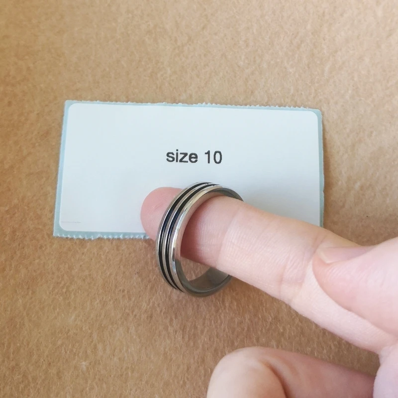 Big US Size 10 Stainless Steel Rings For Men Delicate Fashion No Fade Allergy Free Good Quality