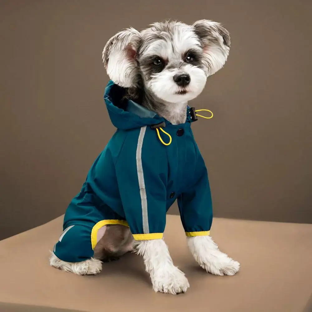 

Waterproof Dog Raincoat,Dog Rain Jacket with Reflective Strips,Keep Your Pet Dry And Comfortable,for Small Medium Dogs Puppies