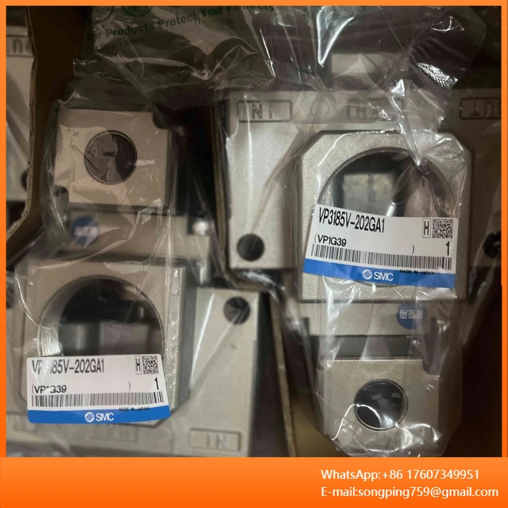 

SMC Original Large Size 3 Port Solenoid Valve Rubber Seal Main Valve Double VP3185-205DA1-X81