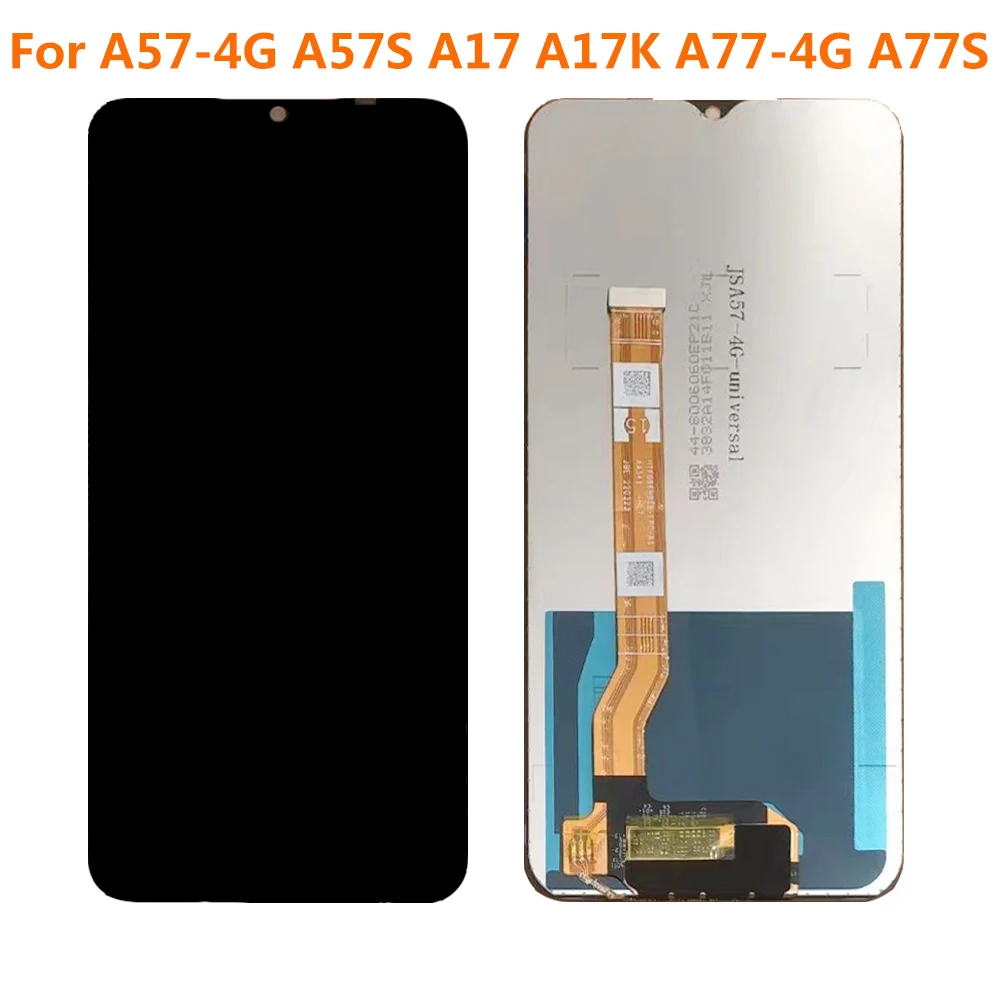 

For OPPO A57 4G LCD A57S A17 A17K A77 4G A77S LCD Display Touch Screen Panel Digitizerr Assembly Replacememt Parts 100% Tested