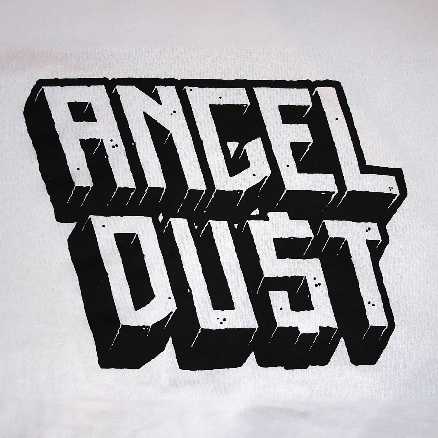 Angel Dust Band T Shirt Black on White