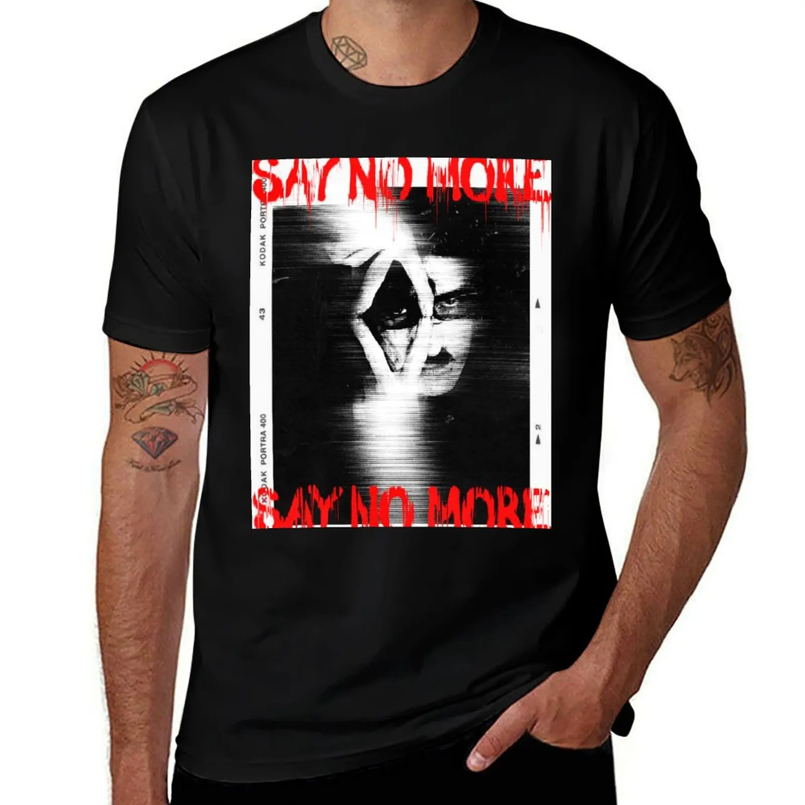 

Say No More Charly Garcia T-Shirt cotton graphic tees man clothes designer shirts men clothings