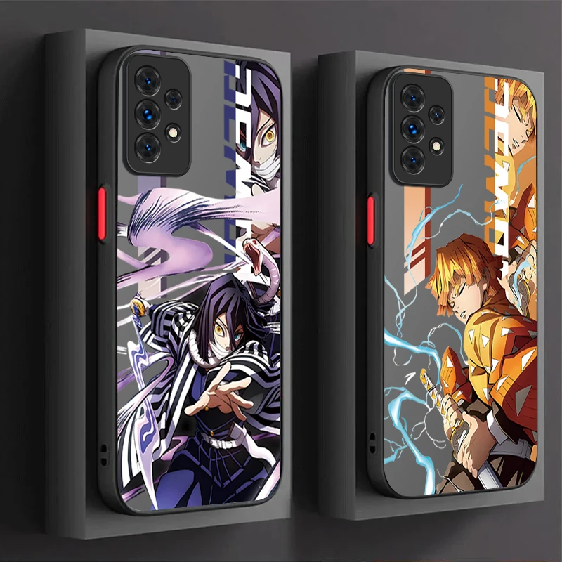 Anime Demon Slayer Case For Samsung Galaxy A54 A34 A24 A14 A13 A33 A53 A73 A23 A05 A05S A72 A52 A52S A32 A22 A12 A31 A51 A71