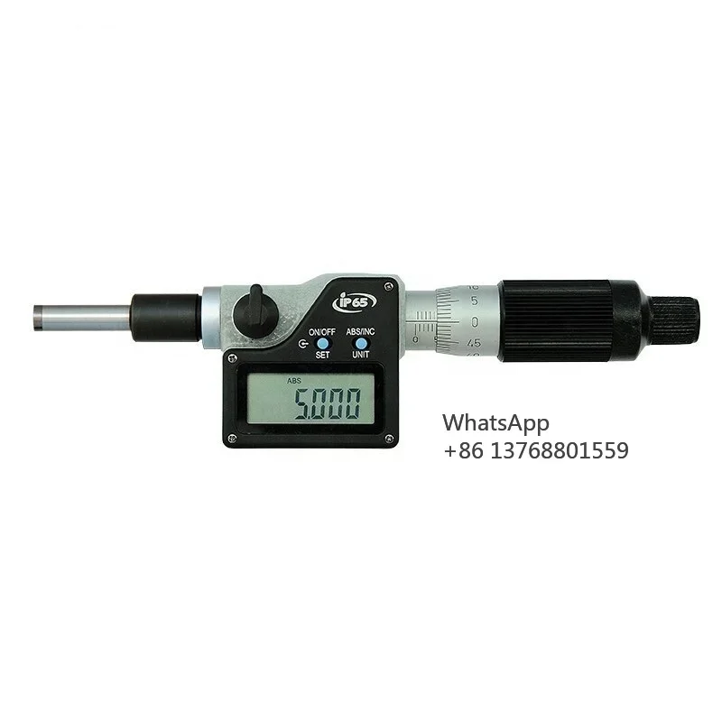 IP65 Waterproof 0-25mm / 0-50mm Digital Micrometer Head Electronic Micrometer Head