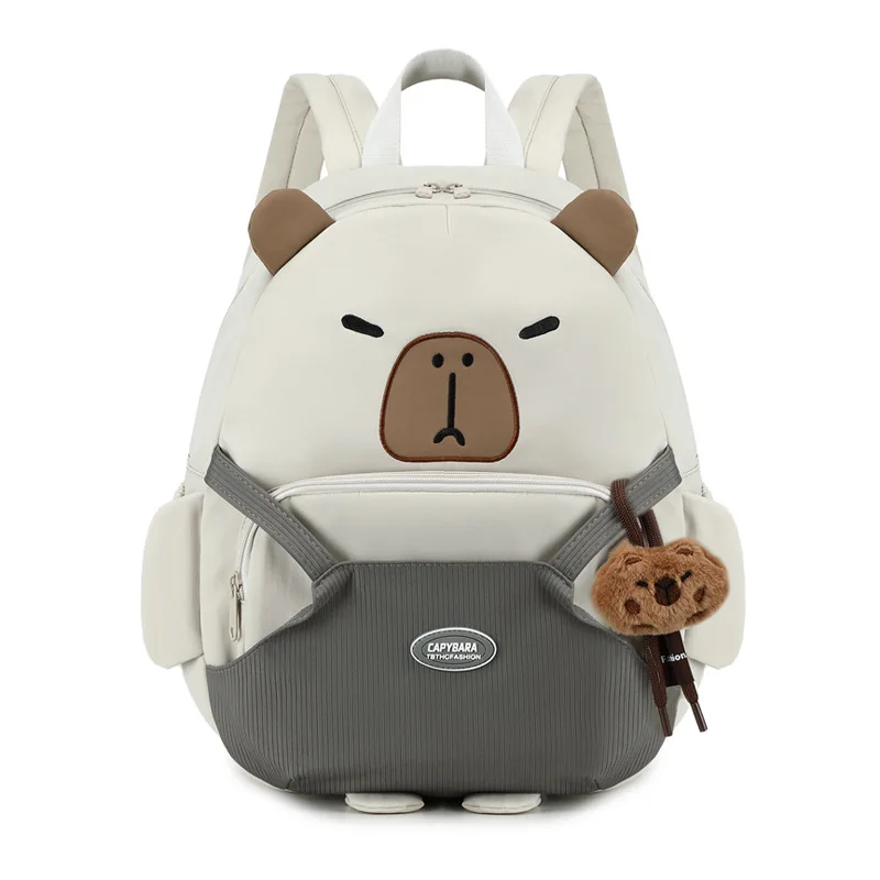 

2025 Cartoon Bear Backpack Trendy New Cute Girl Lightweight Oxford Cloth Backpack Large Capacity Personalized Backpack