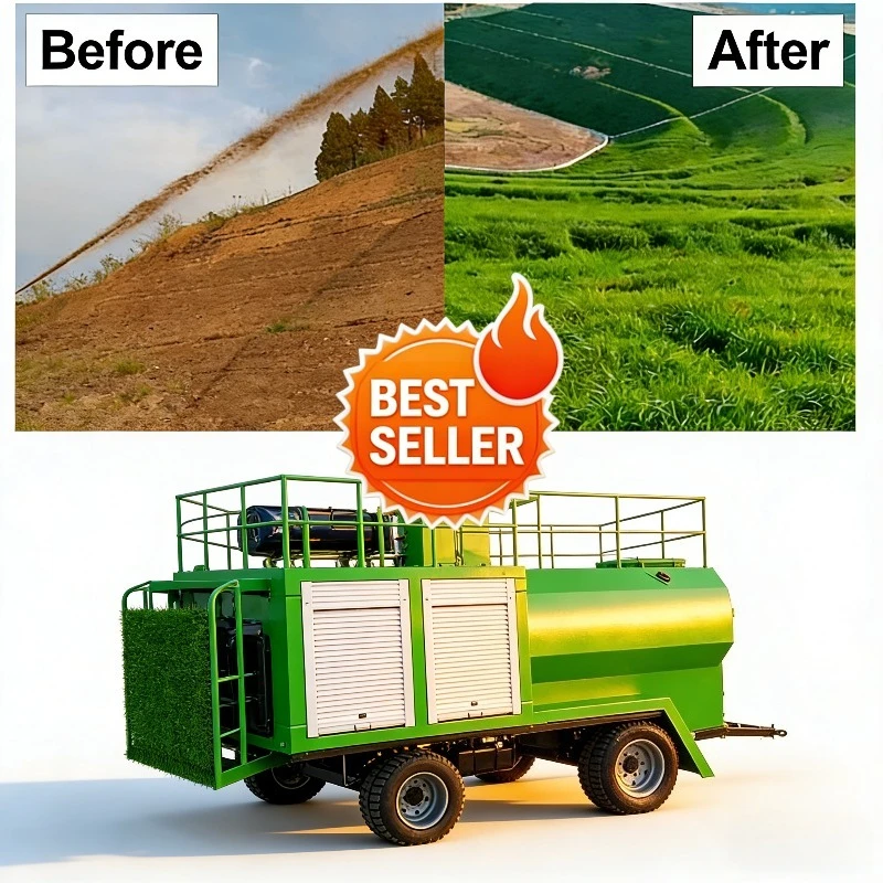 Hydroseeder Machine – Hydromulch Sprayer, Powerful Grass Seeding Equipment for Farm, Lawn & Erosion Control