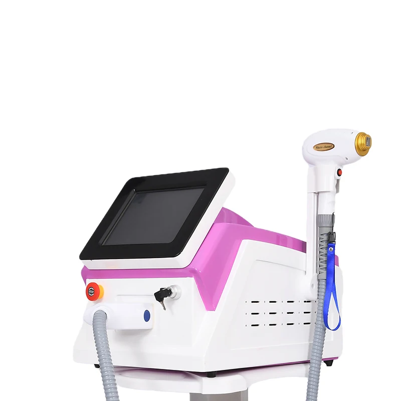 Professional portable 808nm diode hair removal machine 3 bands 755nm 808nm 1064nm painless permanent hair removal machine