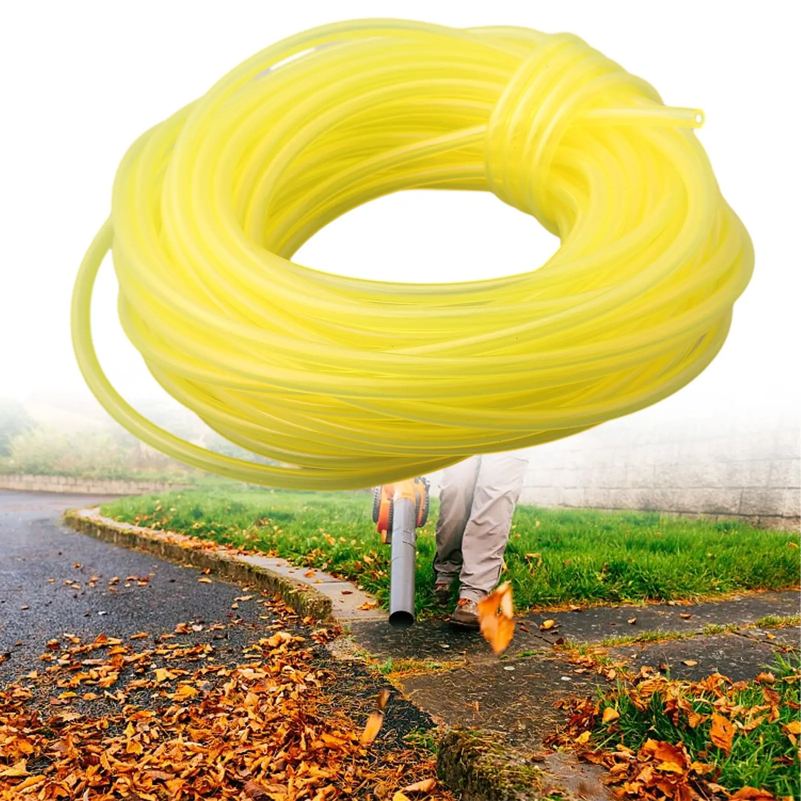 Pezzi di ricambio per tosaerba Linea carburante Giardino Casa Parco Resiste Gonfiore Giallo 080\" X.140\" (2mm X 3,5mm) Alta qualità