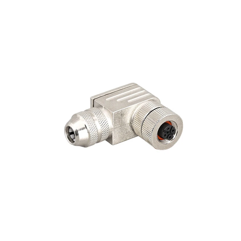 5/10/20pcs M12 Shielded Sensor Connectors 4/5/6/8/12/17 Pin Male Female Metal Assembly Aviation Waterproof Plug