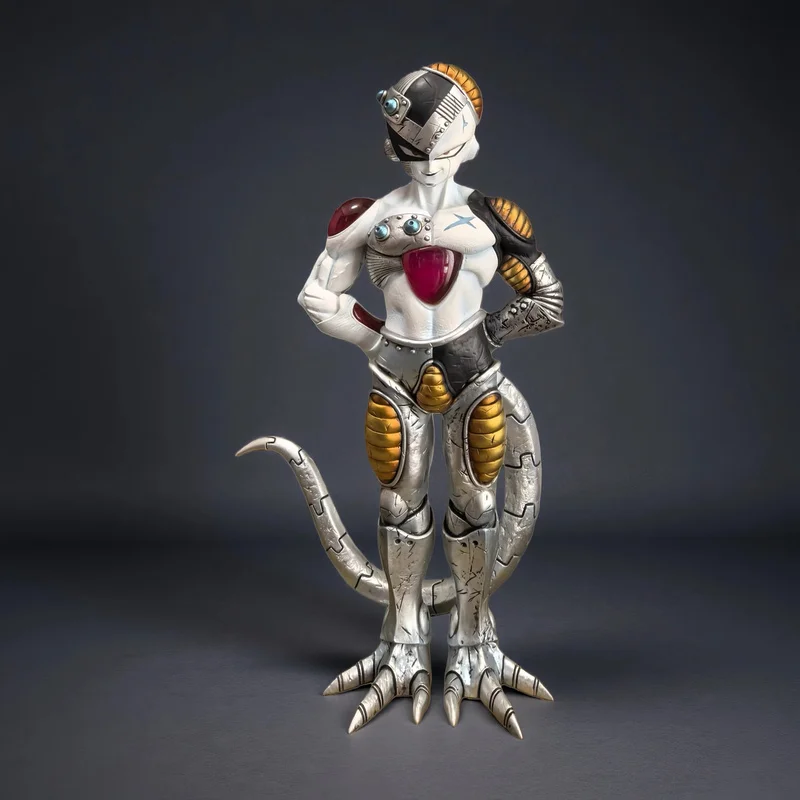 

Фигурка Дракон Болл: Меха-Фриза, 18 см, подвижная статуэтка из ПВХ, коллекционная аниме-фигурка с подставкой