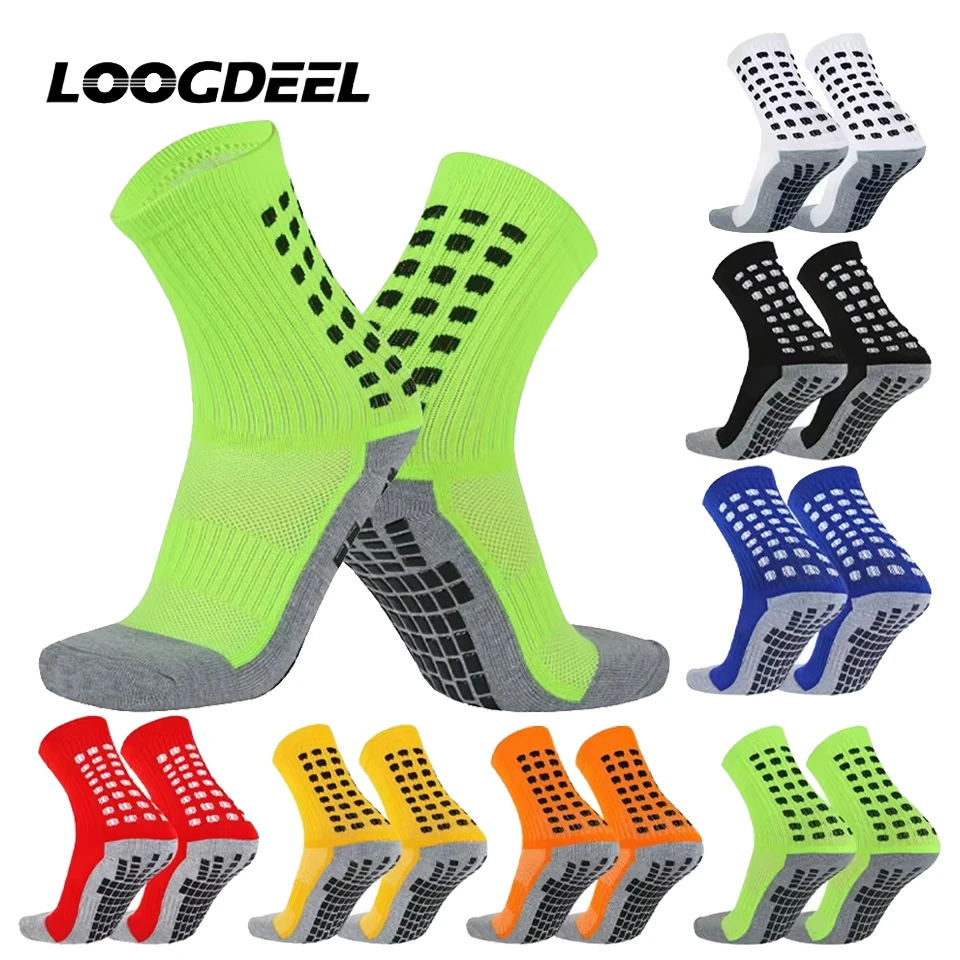 

Loogdeel 1Pair Soccer Sock Adult Child Training Competition Short Tube Basketball Football Sock Towel Bottom Thickened Anti Slip