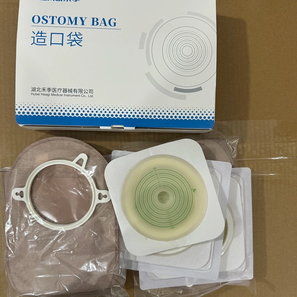 

Множество барьерных пакетов для стомы, дренируемые мешки для колостомы с кольцом, средства по уходу за илеостомой