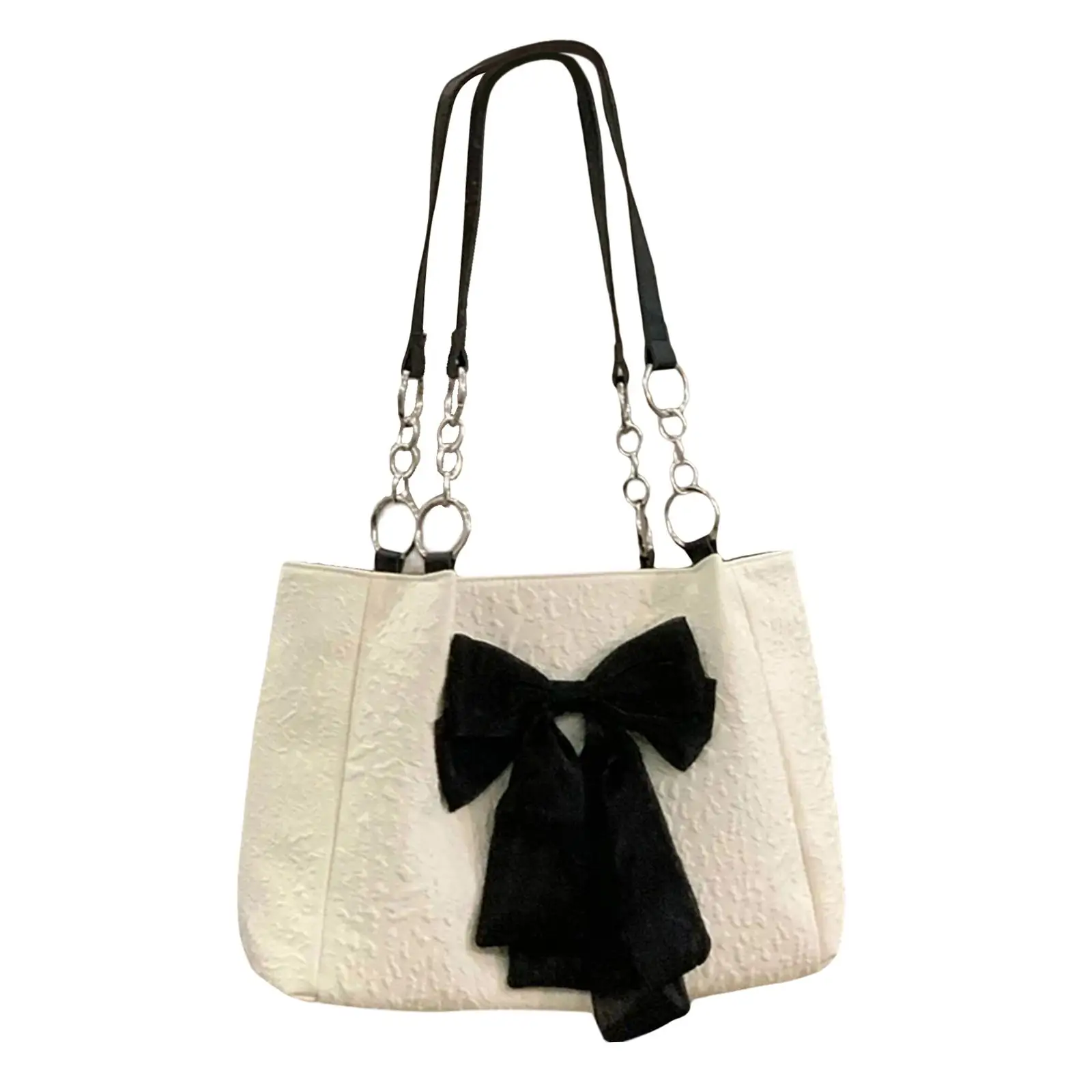 Women Shoulder Bag Totes Satchel Casual Bow Tie Holiday Canvas Bag Hobo