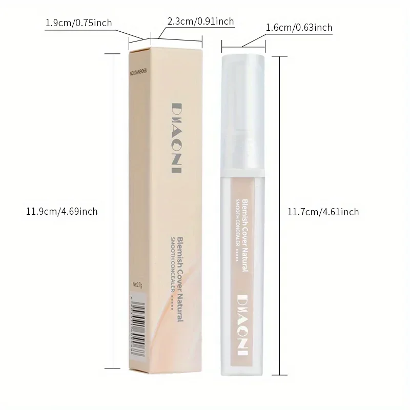 1 PC 保湿と軽量コンシーラーは、クマ、毛穴、ニキビ跡をカバーし、肌の色合いを明るくします。
