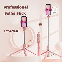 Statyw do Selfie 360 °/180 ° obrotowy uchwyt na telefon do Selfie z bezprzewodowym zdalnym statyw do kijka do Selfie Bluetooth