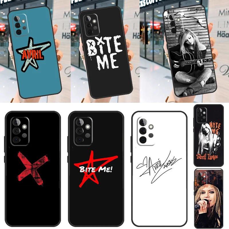 Singer Avril Lavigne Case For Samsung Galaxy A53 A33 A13 A52 A32 A12 A51 A71 A54 A34 A14 A52S A21S Funda Coque