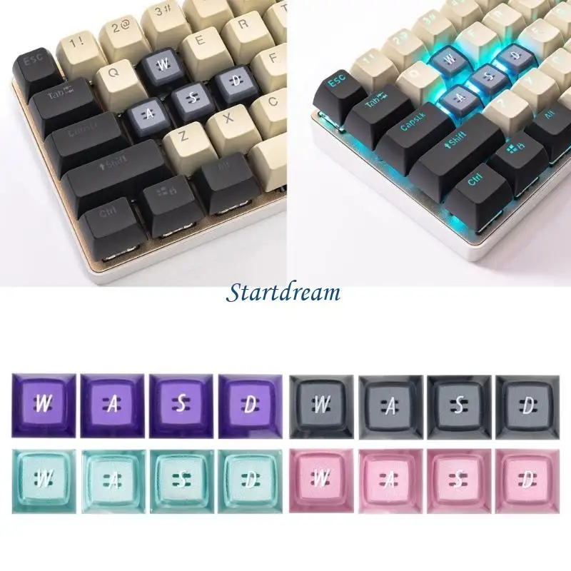 EMA Profile Keycap DIY Mechanical Keyboards ABS Backlights KeyCap for Switches K92C