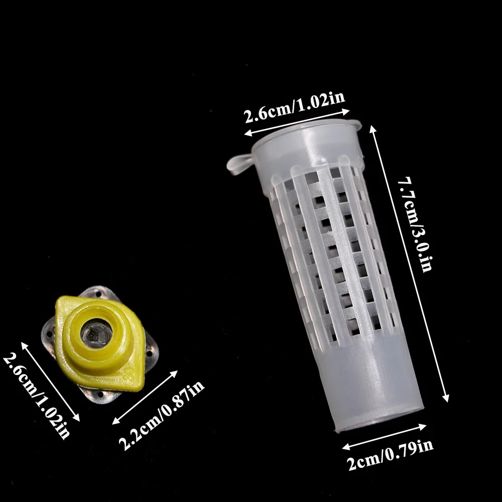 100PCS Wholesale Beekeeping Queen Bee Rearing System Protection Cages Plastic Supplies Tools Larva Anti Bite Equipemnt Farm