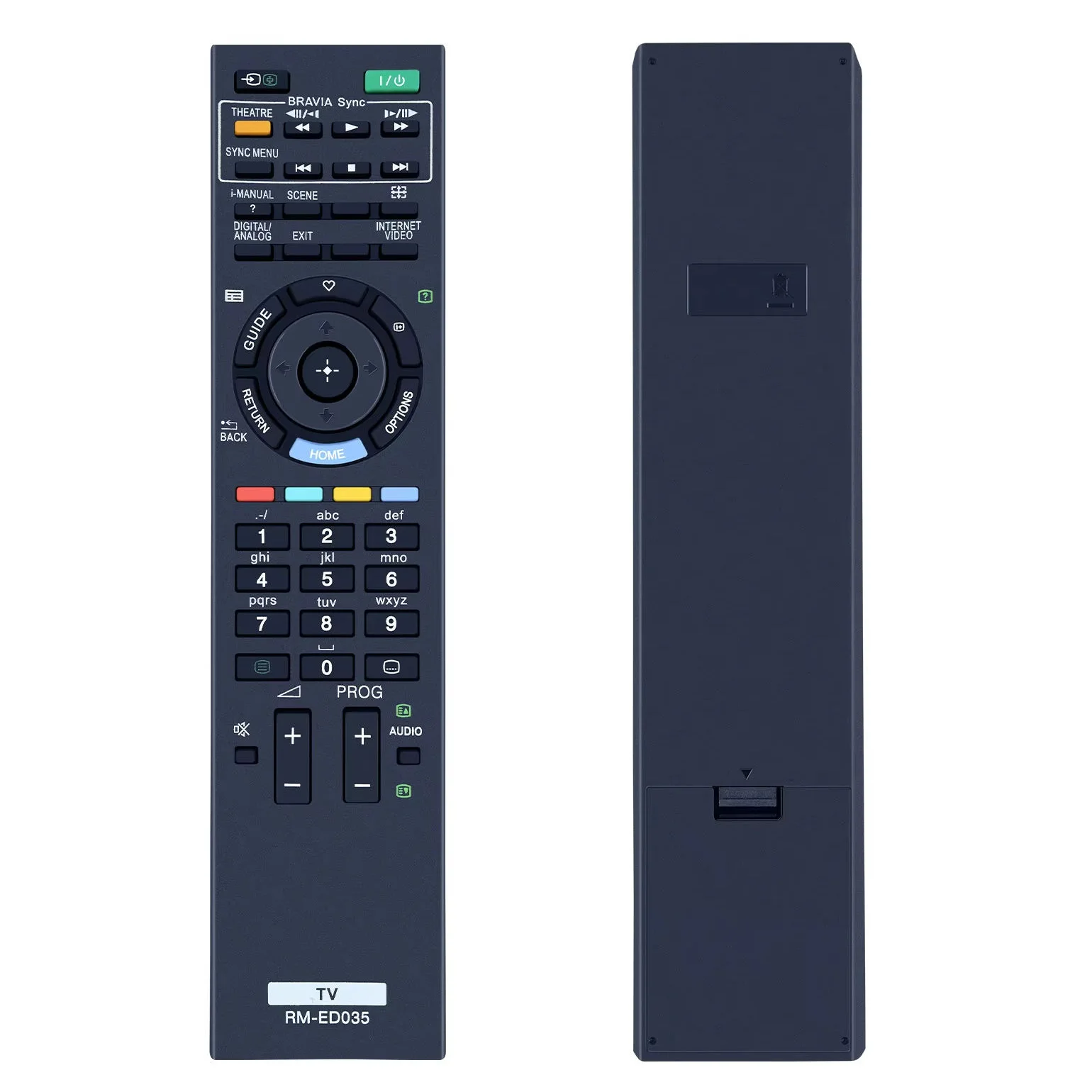 Replacement RM-ED035 Remote Control Compatible with SONY Bravia LCD TV Series KDL22EX320 KDL24EX320