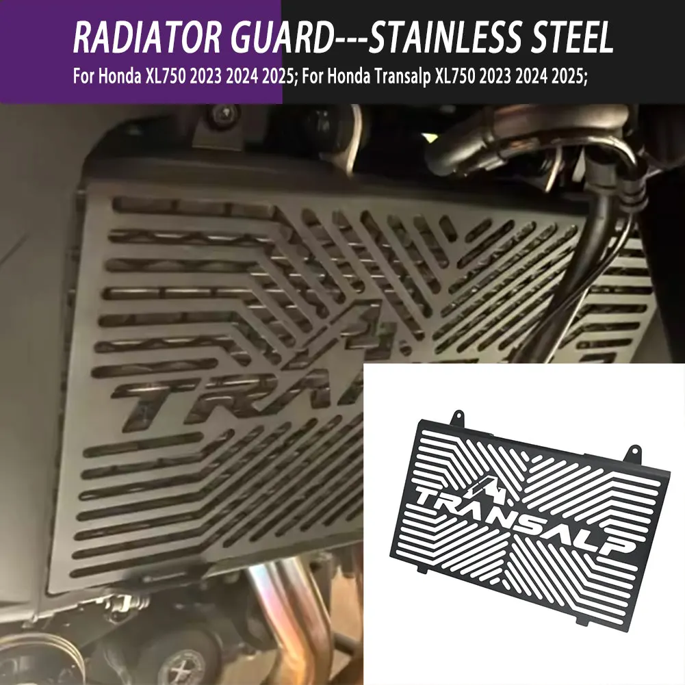 

For Honda XL750 Transalp XL750 2023 2024 2025 Radiator Guard Water Tank Radiator Protection Net Cover Motorcycle Accessories