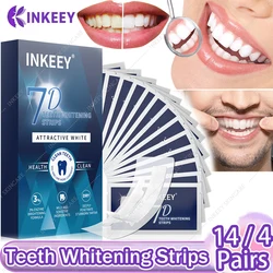 7D Teeth Whitening Strips Teeth Whitening Kit Tooth Bleaching Gel White Tooth Dental Kit Oral Hygiene Care Strip Teeth Veneers