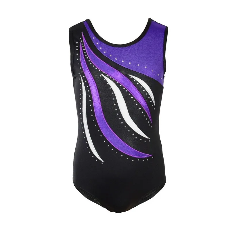 Girls Ballet Leotard Elegant Dance Competition Gymnastics Outfit Performance Training Costume