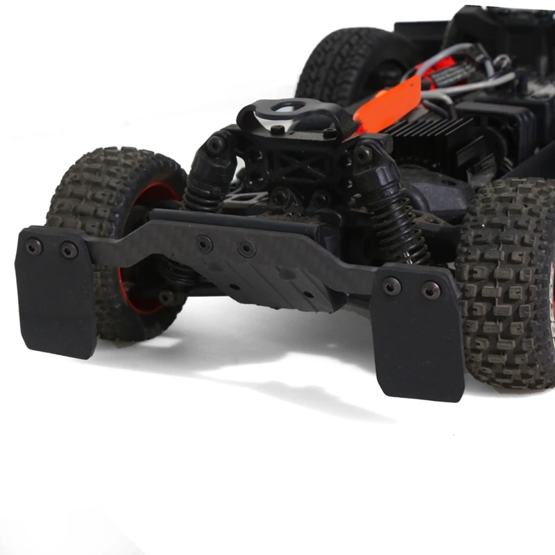 Per ARRMA 1/14 Mini GROM Parafanghi Parafanghi Pelle Silicone Fibra di Carbonio