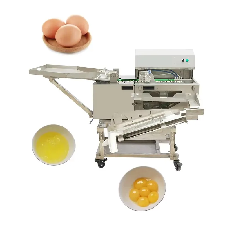 Customized Egg Cracker Breaker White Yolk Separator Automatic Commercial Chicken  Egg Break Machine