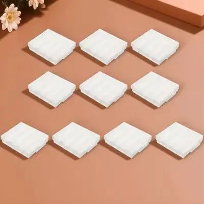 

10Pcs Aa Aaa Storage Box Clear Portable Container Premium Plastic Lightweight Compact Design for Home Office Travel Use